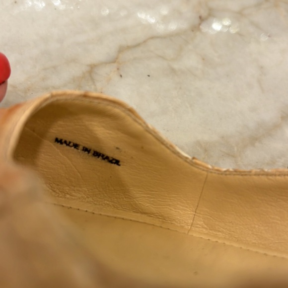 Alexandre Birman Ballet Flats python nude EXCELLENT CONDITION - Picture 5 of 5